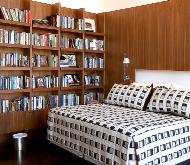 BEDROOM BOOKCASE AND PANELING